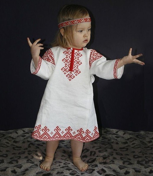 Славянская детская одежда