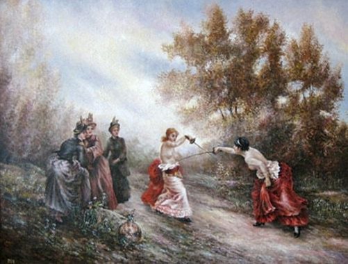 Женские дуэли в Отечественной истории